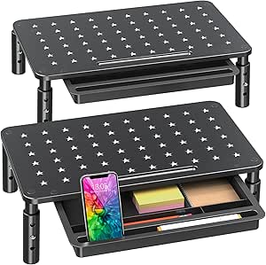 Improve Your Workspace with the Zimilar Monitor Stand Riser and Drawer