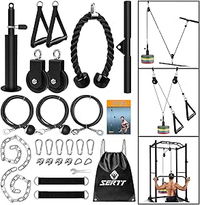Maximize Your Home Gym with the SERTT Weight Cable Pulley System Gym