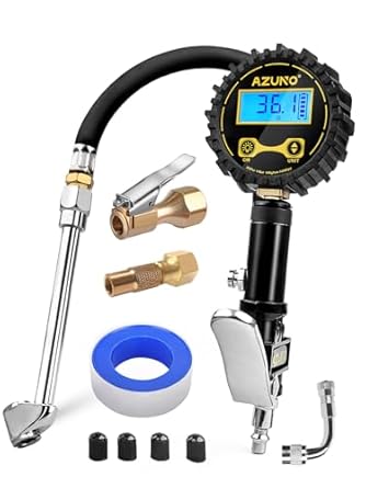 Revamp Your Garage with the AZUNO Digital Tire Inflator!
