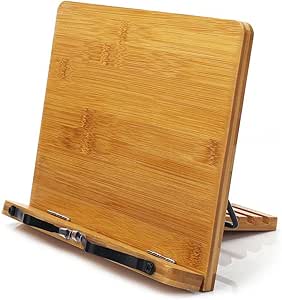 Maximize Your Reading Experience with the Wishacc Bamboo Book Stand