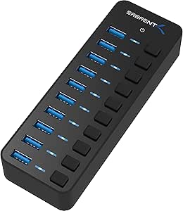 Maximize Your Workspace with the SABRENT 10-Port USB 3.0 Hub