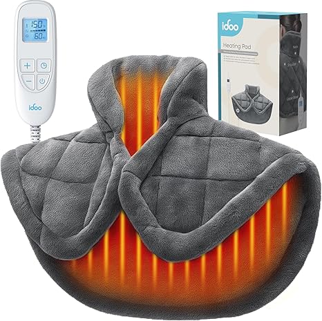 Unleash Comfort with iDOO Heating Pad for Neck and Shoulder Relief